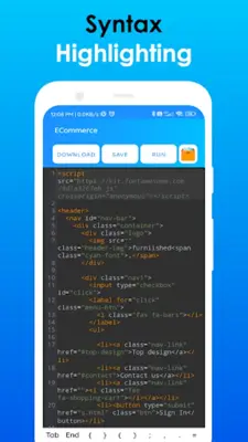 HTML Editor - HTML, CSS & JS android App screenshot 5