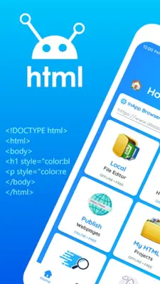 HTML Editor - HTML, CSS & JS android App screenshot 7